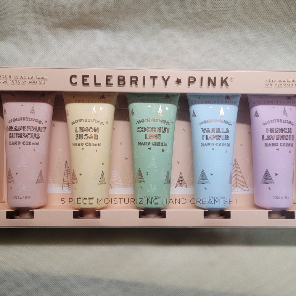 Celebrity Pink 5 Hand Cream Set